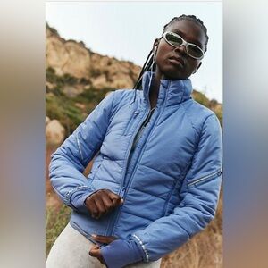 FP Movement Gathering Storm Run Puffer. NWT. Blueberry